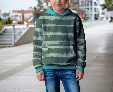 Preview: French Terry Dachshund Berny by Thorsten Berger/ Kombi smaragd